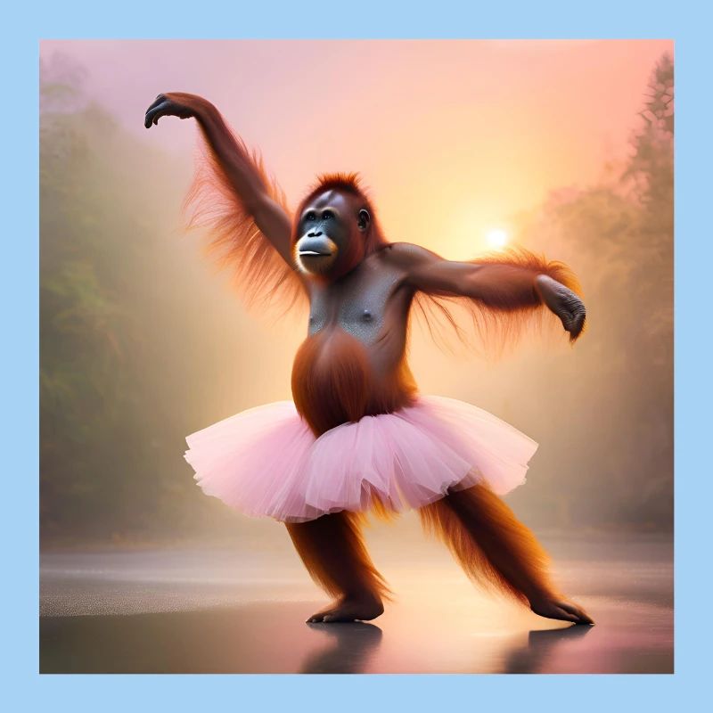 primate, orang-outan, singe