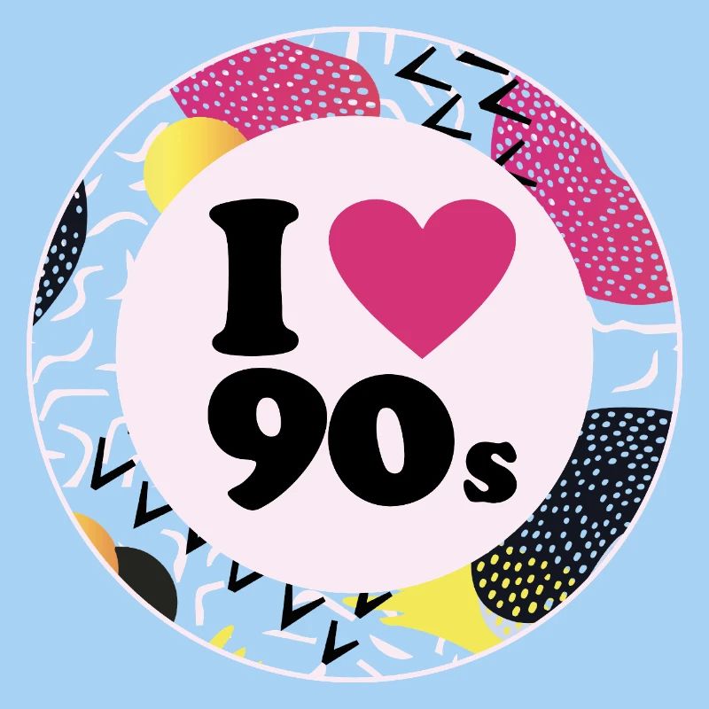 I ♥ 90s – Design rétro nostalgique