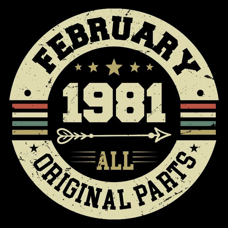Février 1981 Vintage Cadeau d’anniversaire 1981