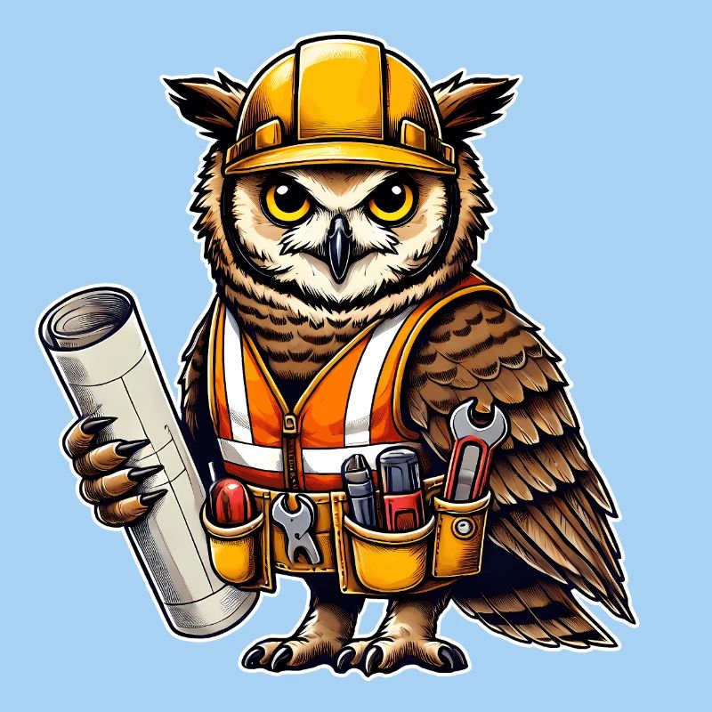 Construction Worker Owl – Clever & Crafty!