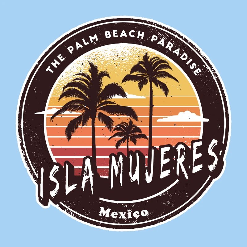 Isla Mujeres Mexiko Palmen Strand Design