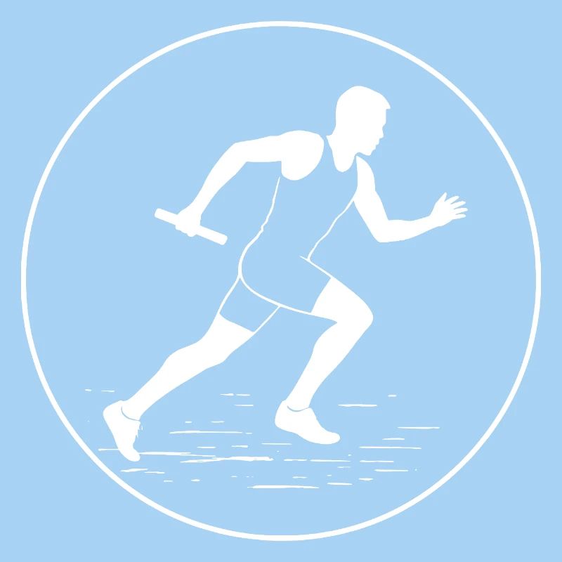 Passation de témoin dans un sprint