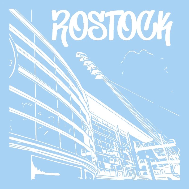 Rostock Skyline Stadium View