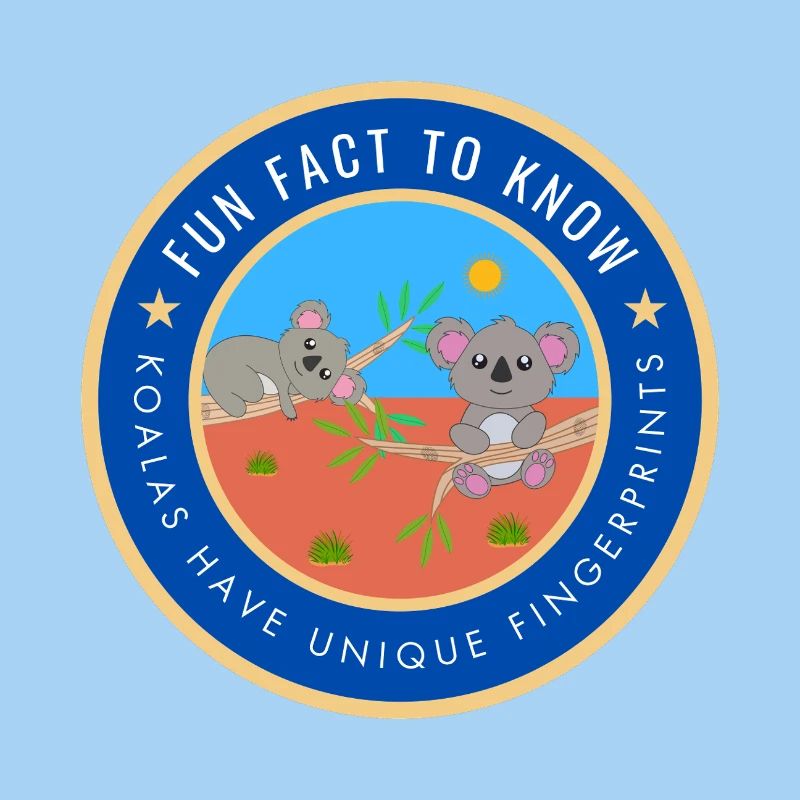 Koalas have unique fingerprints