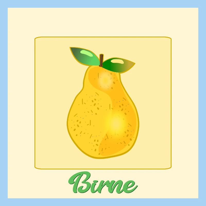 Birnenerntezeit Obst Birne