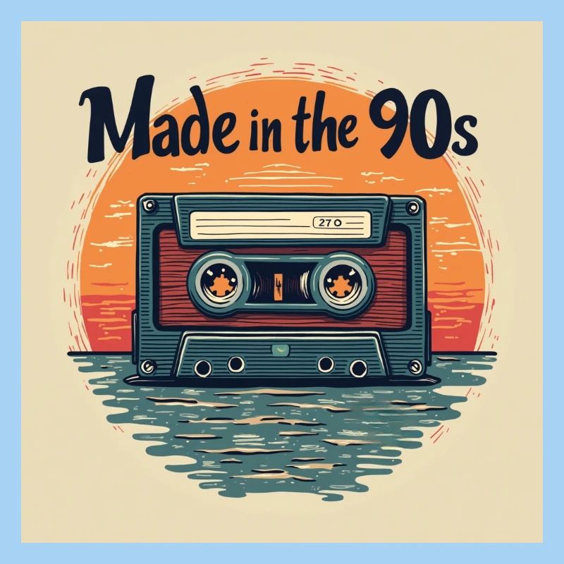 Retro Cassette Audio Design