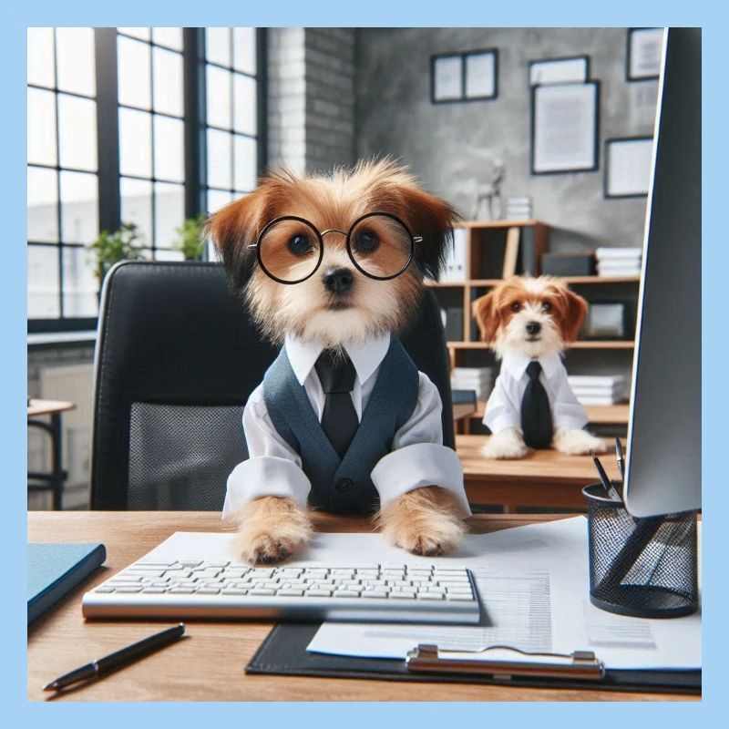 Professionelle Cosplay Hunde