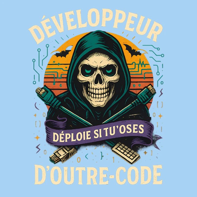 Web Developer - Halloween Skull