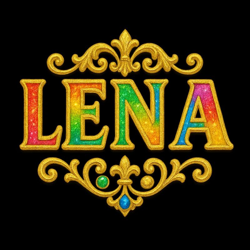 LENA Glitter Gold Sequins