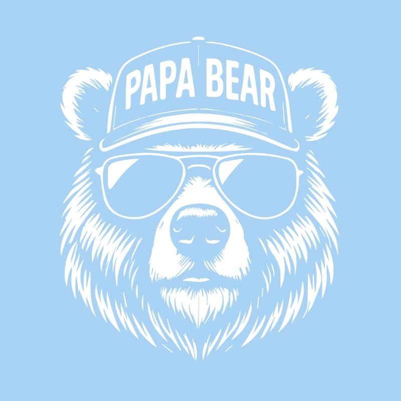 Papabear Sunglasses Cap Design