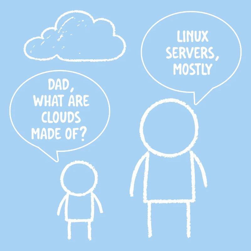Dad What Are Clouds Made Of Linux Servers