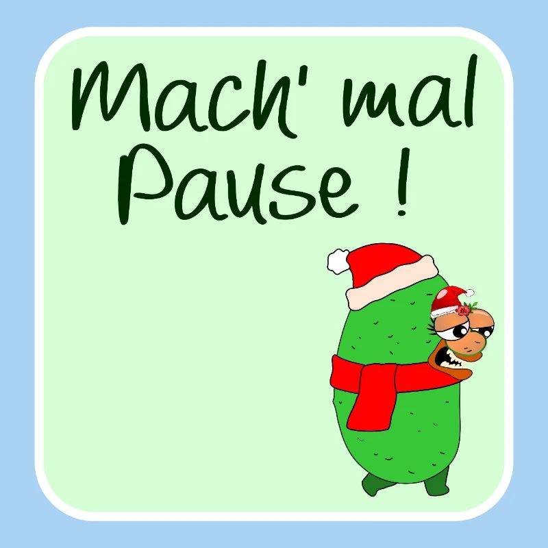 WEIHNACHTSPAUSE GEWÜRZGURKE WEIHNACHTSMANN