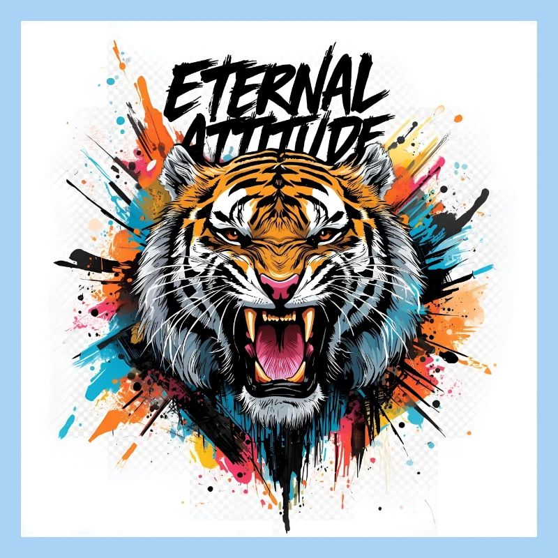 Tigre de l’attitude éternelle