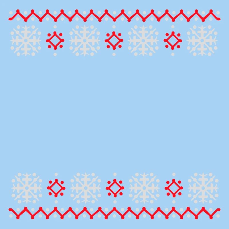 Ugly Sweater Weihnachten Muster Schneeflocken Cool