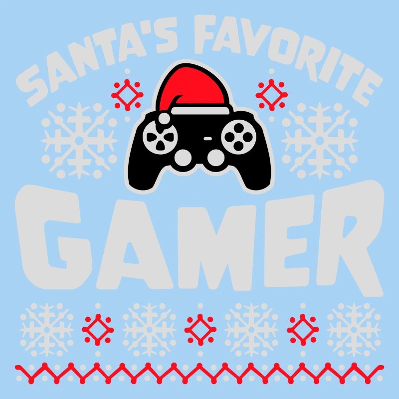 La manette de jeu préférée du Père Noël Nerd de Noël