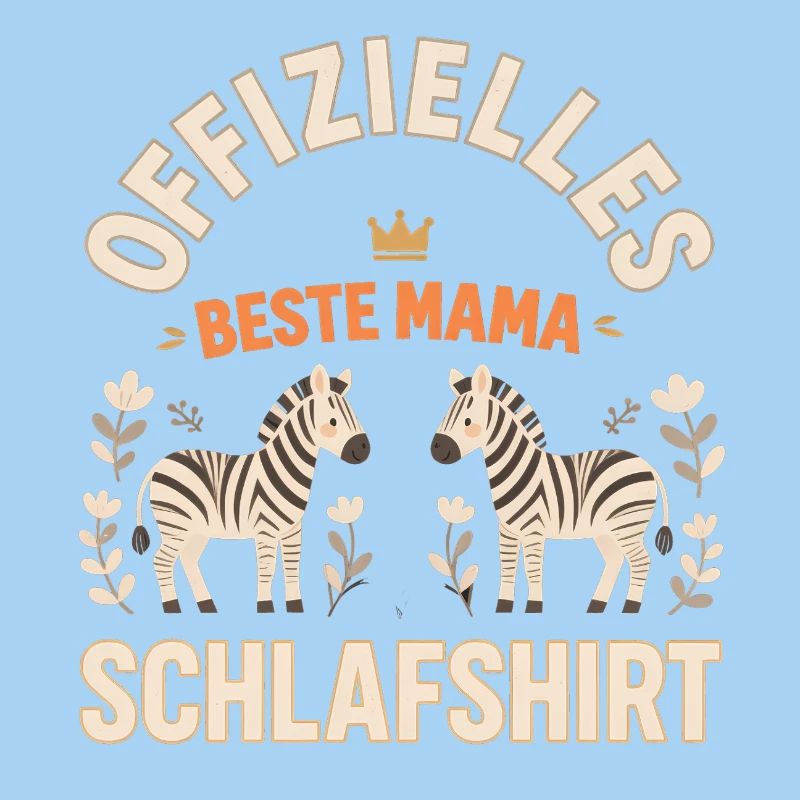 Best Mom Zebra Sleep Shirt Morning Grouch Gift