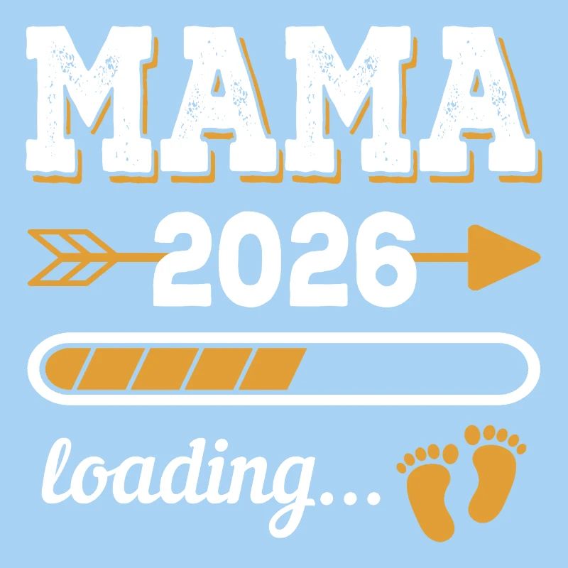 Mama 2026 Loading Zukünftige Mutter Geschenk