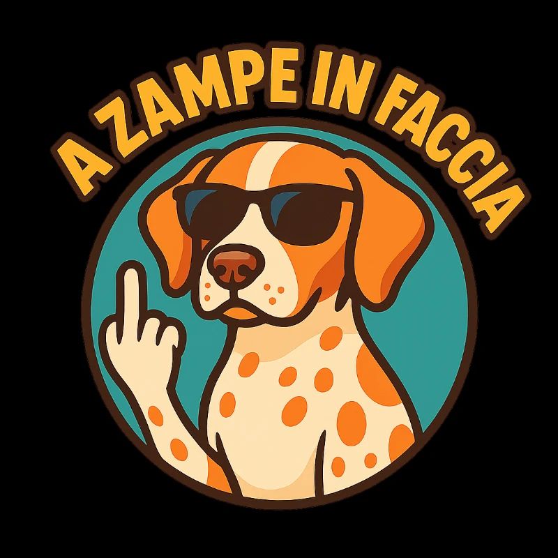 With paws in the face