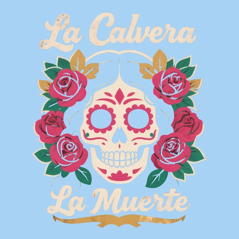 Sugar Skull Christmas Man Floral