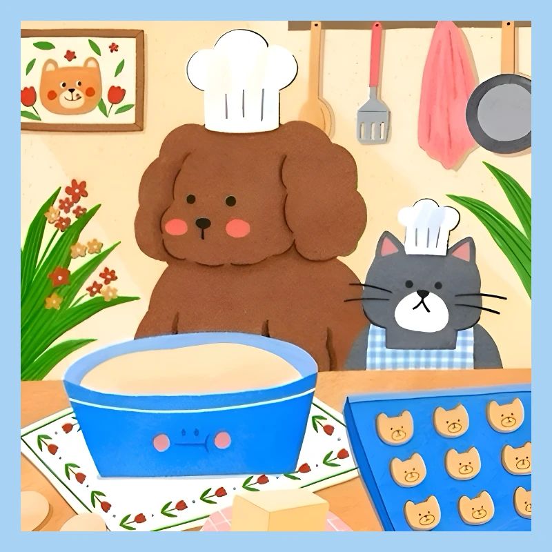 Cute Baker Illustration
