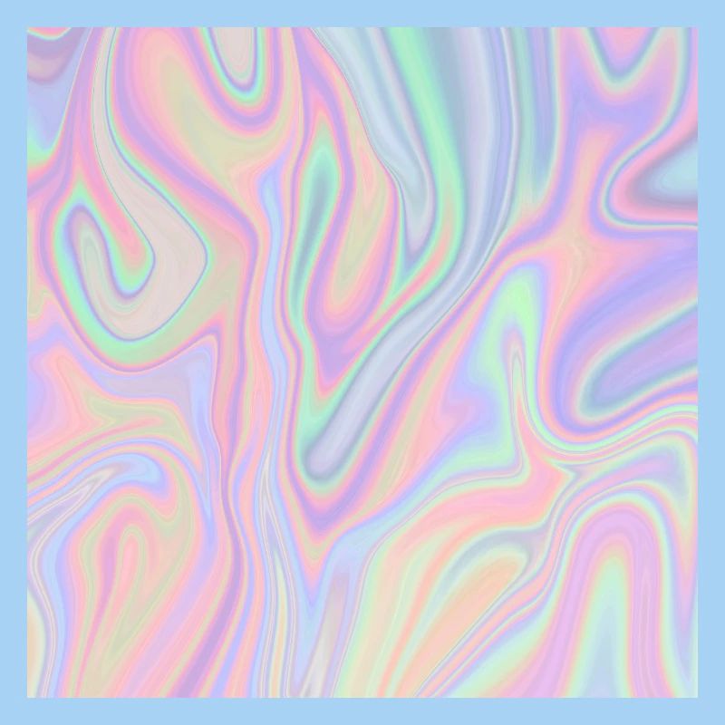 Iridescent Abstract Liquid Pastel Pattern