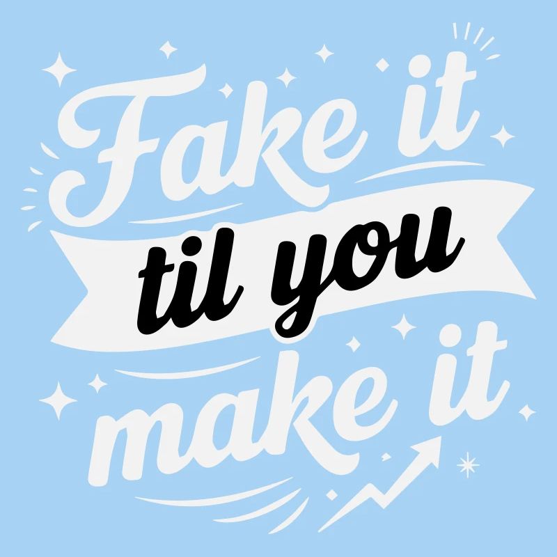 Fake It Till You Make It – Kräftiges Retro-Weiß