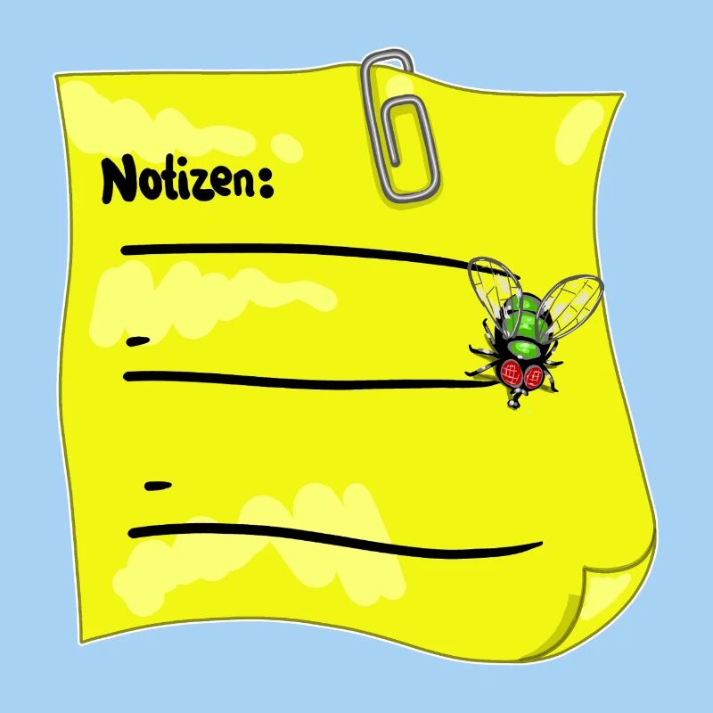 Bloc-notes jaune – Trombone & faux nœud papillon