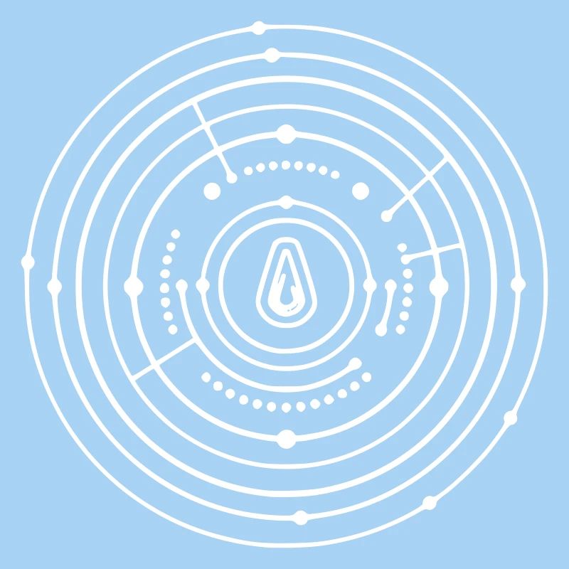 Crop Circle Planet System Abstract Vector