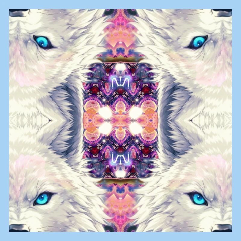 Arctic Wolves Kaleidoscope