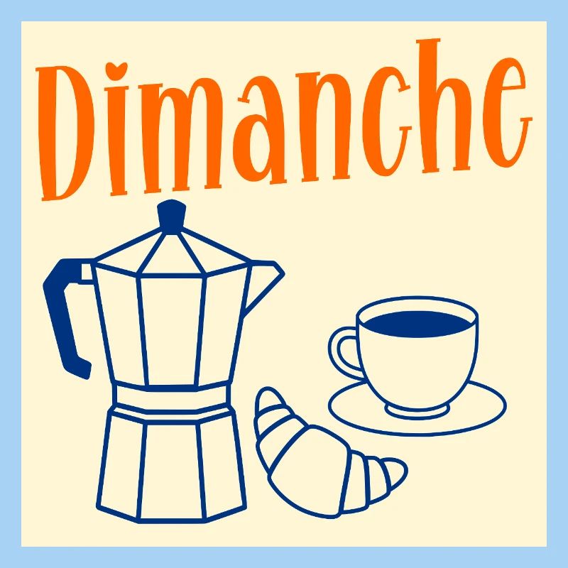 Sonntagskaffee-Croissant