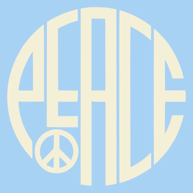 Peace Art Deco Typography