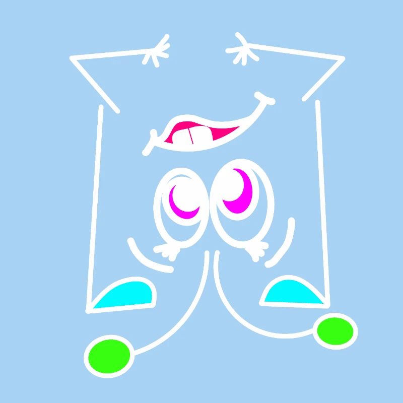 Neon-Mood Flip - Das Umdreh-Gesicht