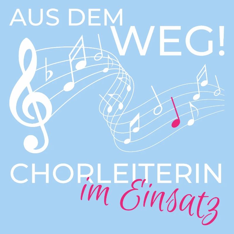 Chorleiterin im Einsatz