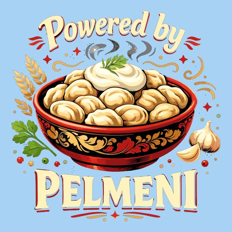 Powered by Pelmeni – Lustiges Russisches Design