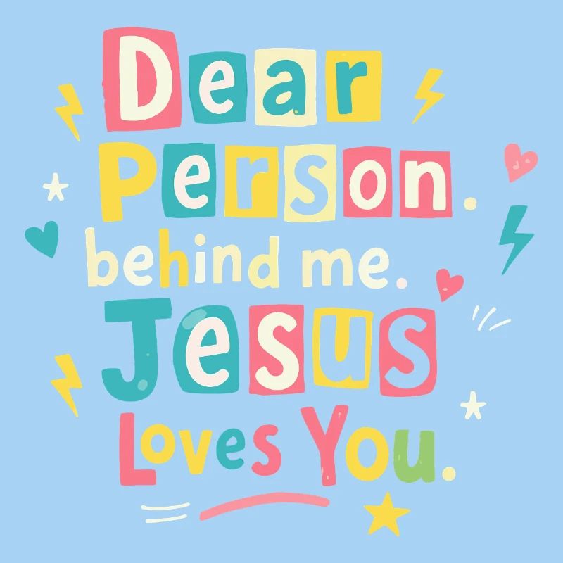 Jesus liebt dich positive Botschaft