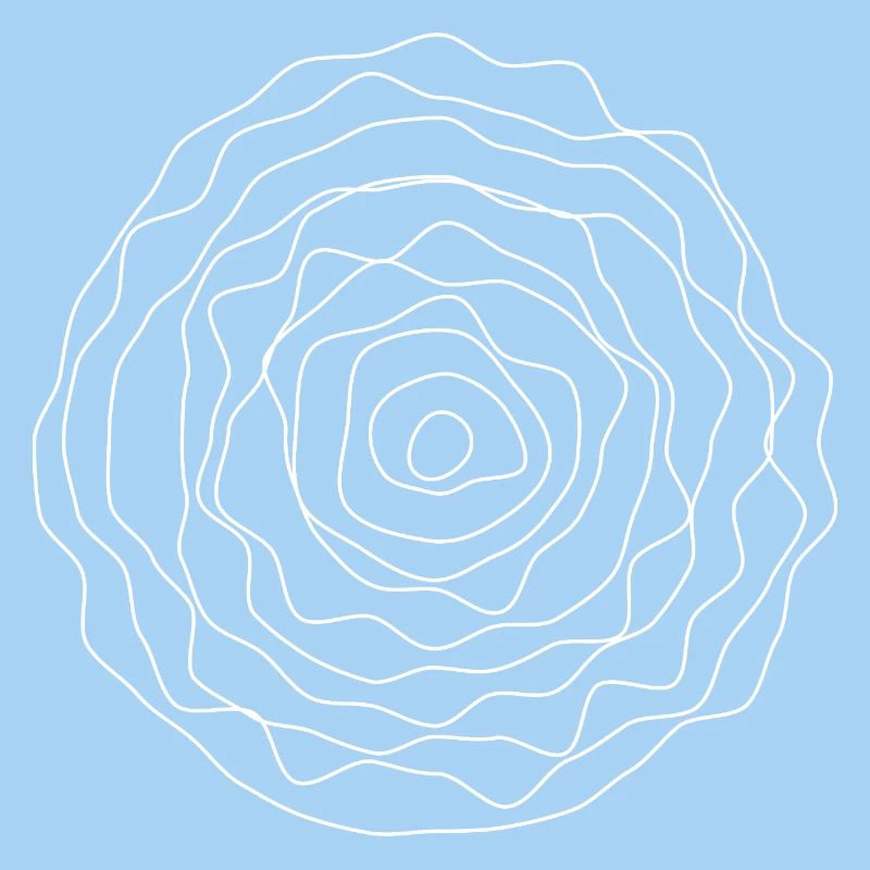 Concentric Line Rose