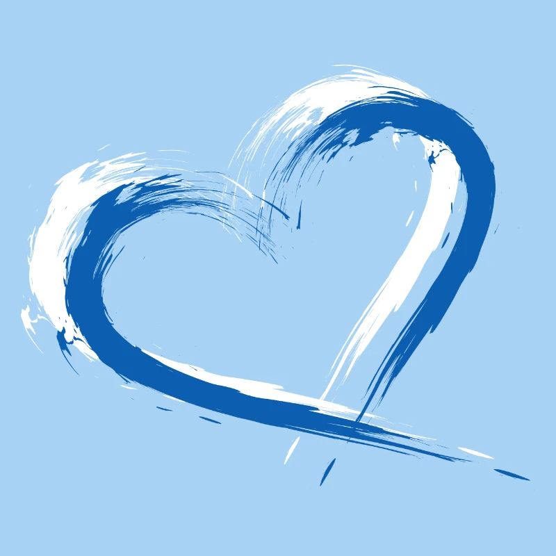 Drapeau de coeur couleurs de drapeau de la Grèce