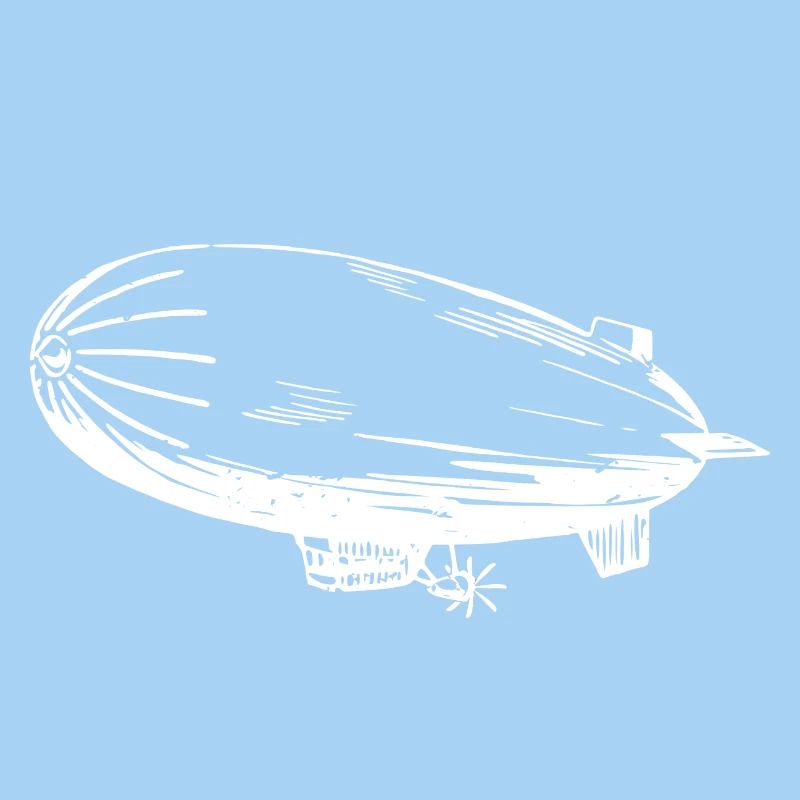 Silhouette eines Luftschiffs – Stilvolles