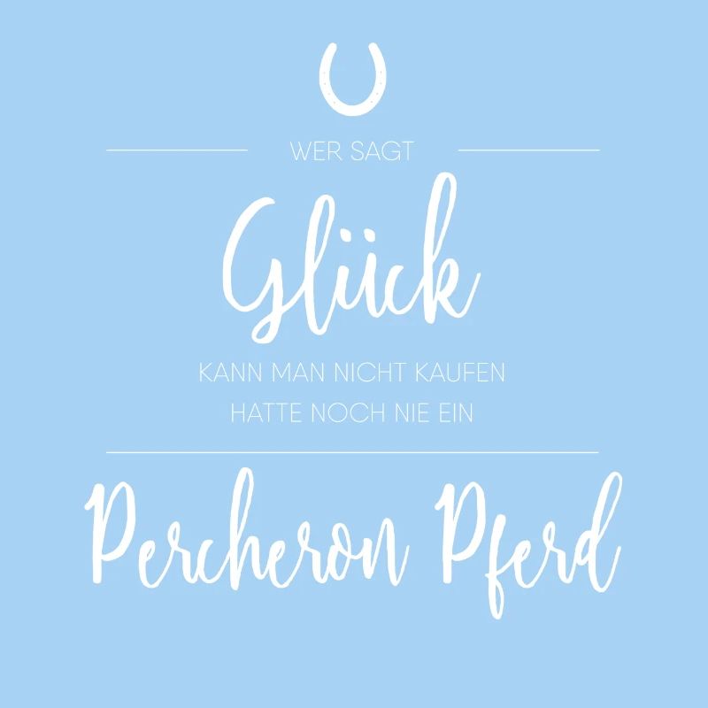 Percheron Pferd Geschenk