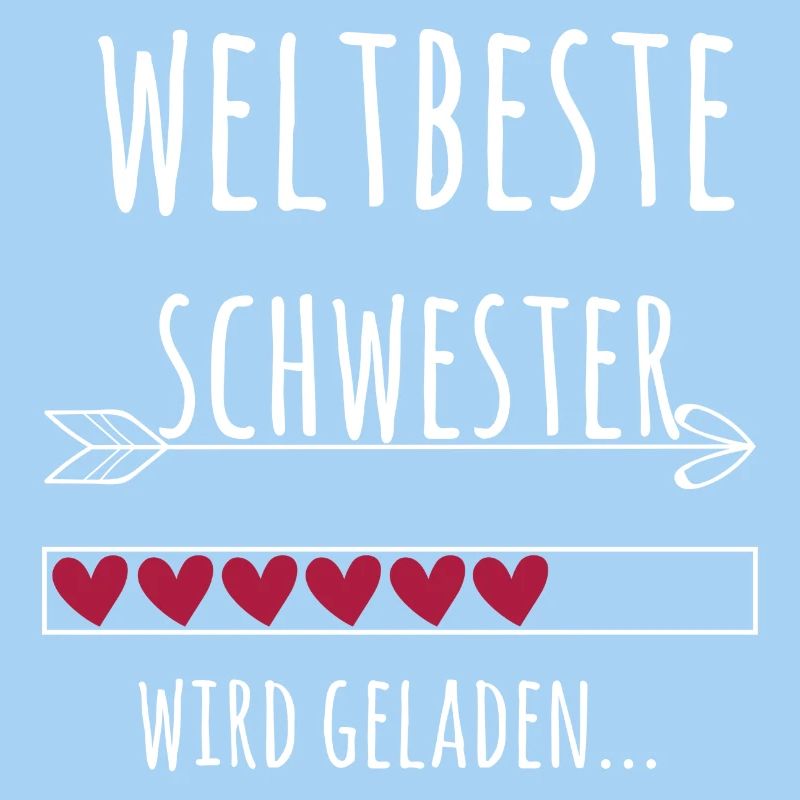 Weltbeste Schwester Ankündigung Schwangerschaft