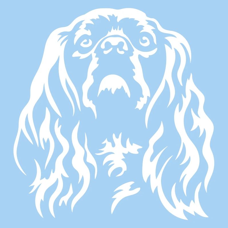American Cocker SpanielHead « Black Edition »