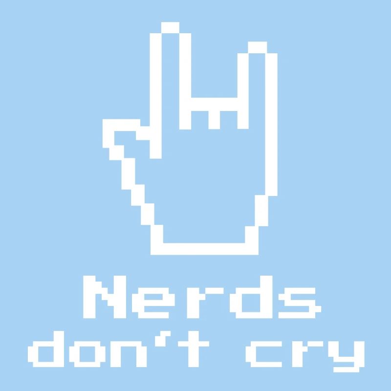 Nerds don't cry! Nerd-Shirt, Geschenk, Informatik