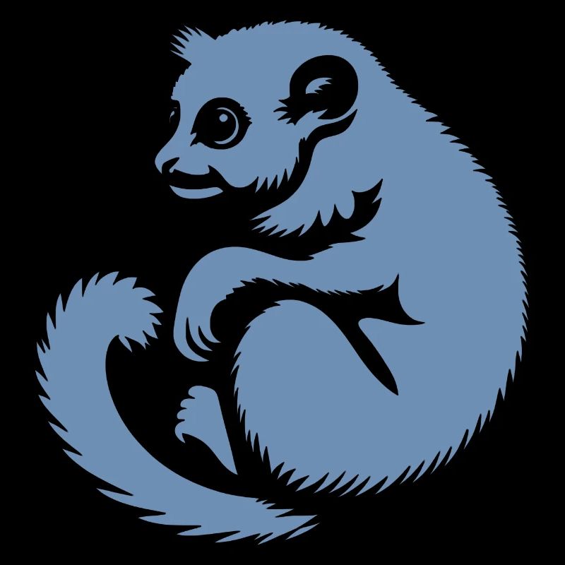 Loris Slowlori Silhouette Mammal