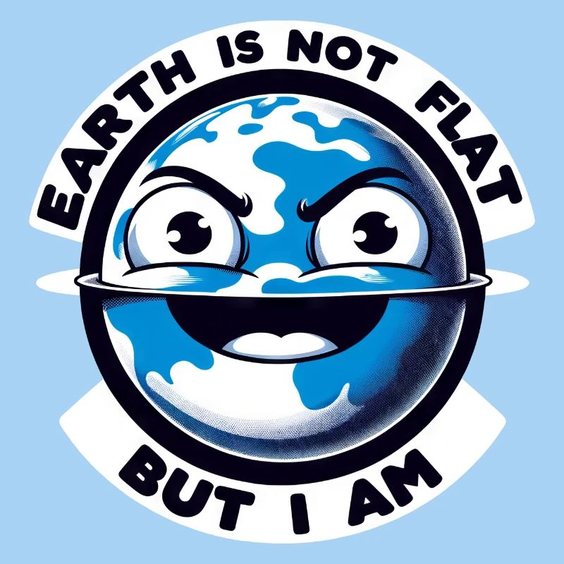 Humour de la Terre plate : satire et blagues ironiques