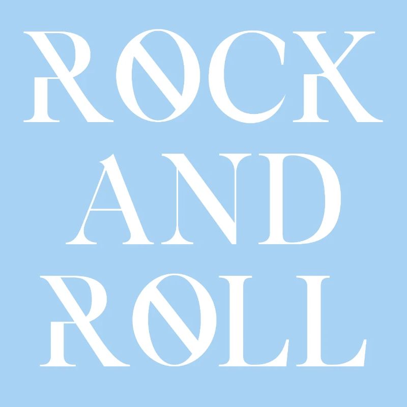 Rock'n'Roll Typografie Design