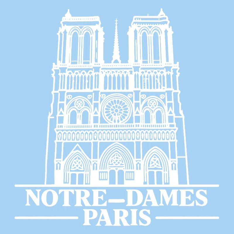 Notre-Dame Paris Gothic Silhouette
