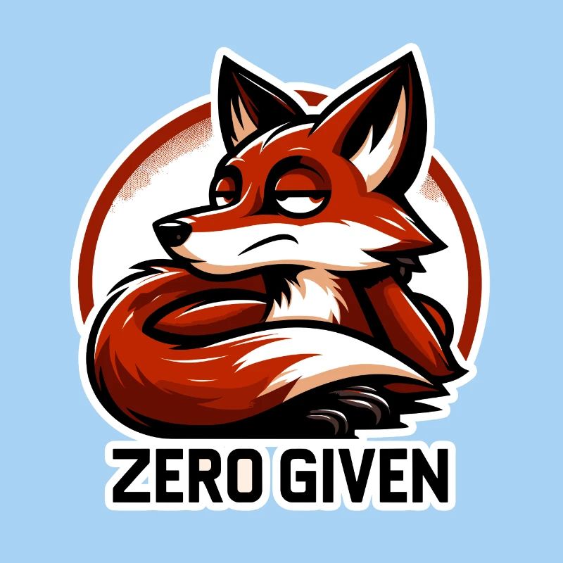 Zéro donné - Illustration de renard