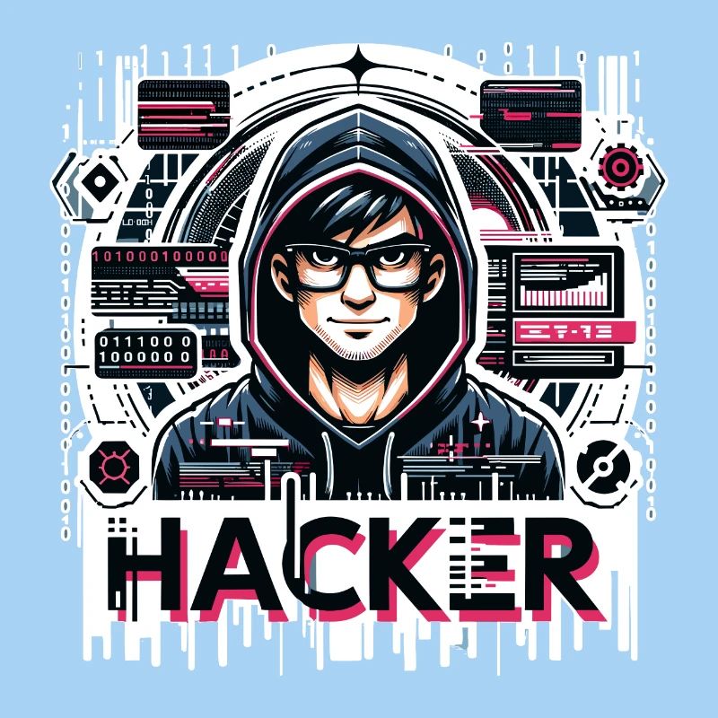 Hacker - Illustration