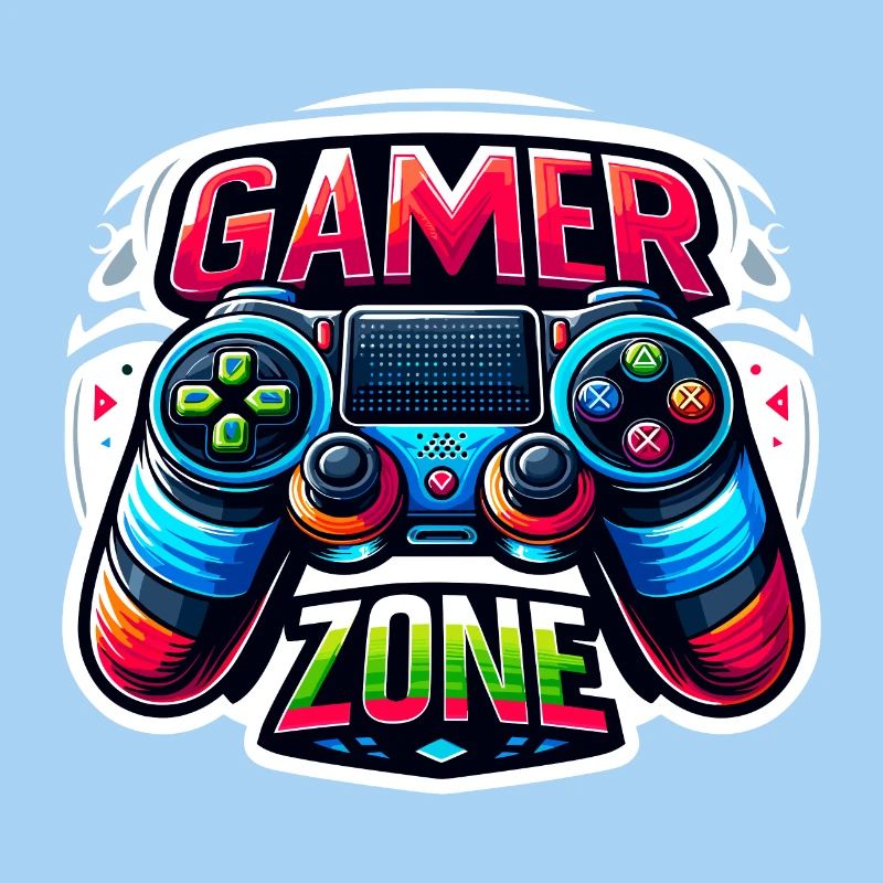Gamer Zone - Controller Illustration