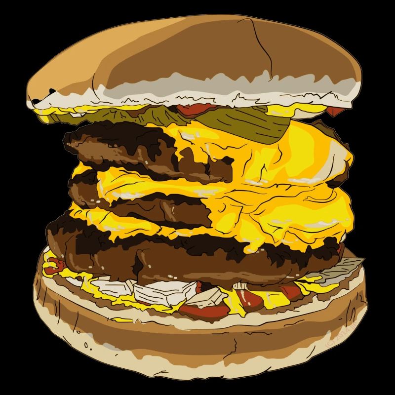 Burger Cheeseburger Gigant